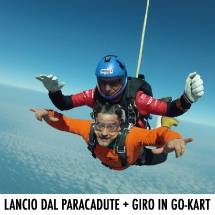 lancio in paracadute più giro gokart riccione rimini